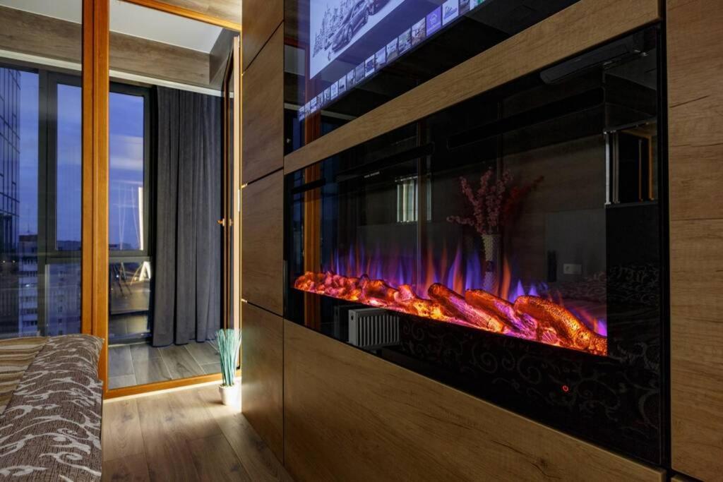 City Center. Panoramic Windows. Fireplace. Kiszyniów Zewnętrze zdjęcie